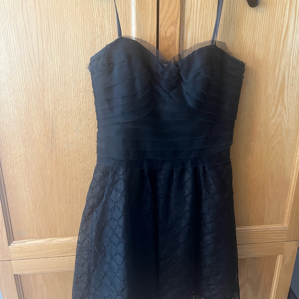 3for$40💓- BCBGMaxAzria Black Strapless Dress size 6